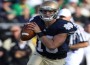 Dayne-Crist-notre-dame Notre Dame is a 7 point favorite over long time rival Navy at New Meadowlands Stadium in New Jersey