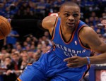 Russell Westbrook and the Thunder try to rebound from a poor shooting night in game 3 as they try to tie up the series 2-2 against Dallas in the Western Conference Finals. The Thunder are 3 1/2 point favorites at home in game 4.