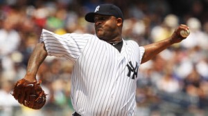 New York Yankees SP CC Sabathia is 1-2 with a 4.88 ERA in five road games 