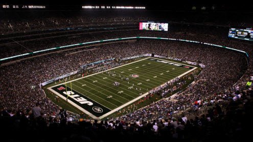 The Jets open up their new stadium tonight as 1.5-2 point home favorites over the visiting Ravens