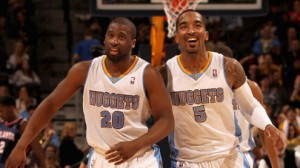The Nuggets are 8 point favorites at home against the Warriors Tuesday night in game #2