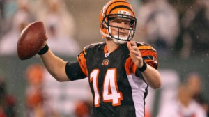 Andy Dalton averaged 66.1 percent completion on his passes last season. 