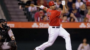 The Los Angeles Angels had their season-high eight-game winning streak snapped Monday