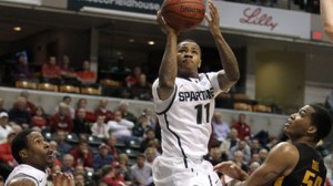 Michigan St is a 4 1/2 point favorite at home against Wisconsin in akey Big Ten battle Thursday. 