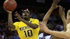 Michigan is an 11 point favorite against South Dakota St in Thursday's South region second round at Auburn Hills. 