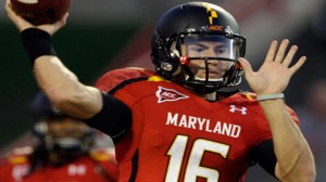 Maryland is a 4.5 point favorite in Baltimore against border rival West Virginia. 