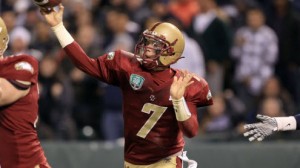 Boston College QB Chase Rettig completed 23 of 30 passes for 285 yards and two touchdowns last week 