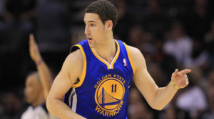 Klay Thompson is due to carry the Warriors tonight if Steph Curry is unable to go (ankle).