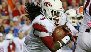 The Arkansas Razorbacks will try to land back in the win column against a non-conference foe 