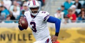 The Bills are four point favorites against the Jaguars Sunday in London. 