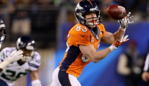 The Denver Broncos will be without WR Wes Welker for the first four weeks of the 2014 season