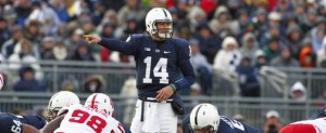 Christian Hackenberg and the Nittany Lions are 3.5 dogs to Michigan this week,