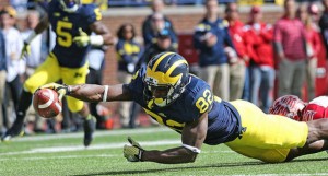 Amara Darboh and the Wolverines are 3-0 and possess the No. 4 national ranking through its matchup with Penn State this week.