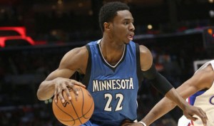 Andrew Wiggins leads the Timberwolves in scoring at 21 points per game.