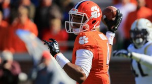 Clemson is a 2.5 point favorite against Notre Dame Saturday in a battle of top 12 teams. 