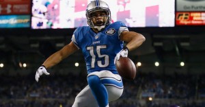 Golden Tate has nine catches for 54 yards on the season.