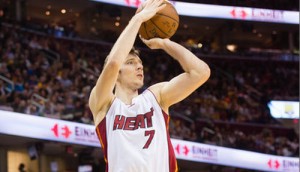 Goran Dragic is shooting 44 percent from three-point range over his past five games.
