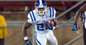 Jela Duncan enters his senior season as a primary ball carrier for the Duke Blue Devils.