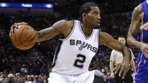 Kawhi Leonard leads the 14-3 San Antonio Spurs in scoring and minutes played.