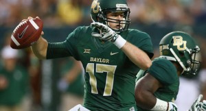 Baylor is a 7.5 point favorite against Oklahoma State. 