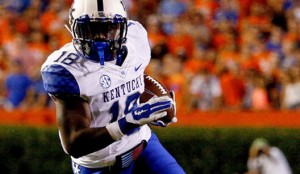 Boom Williams will lower the Boom this year for the Kentucky Wildcats who averaged 162.7 rushing yards per game in 2015.